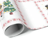 "Cool Sneeuwman" & Kerstboom Cadeaupapier (Rol Hoek)