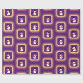 "Cool Sneeuwman" Kerstthema Cadeaupapier (Vlak)