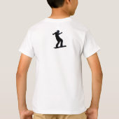 Cool SNOW BOARDER Winter Sport Series T-shirt (Achterkant)