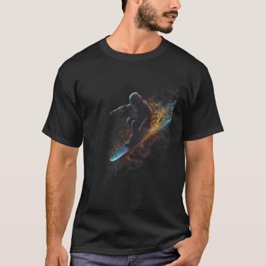 Cool Snowboard Freestyle Snowboarding Snowboarder T-shirt (Voorkant)