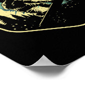 Cool snowboarden ontwerp voor mannen vrouwen  snee poster (Hoek)
