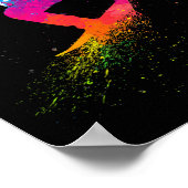 Cool Snowboarden voor Mannen Vrouwen Kinder Snowbo Poster (Hoek)