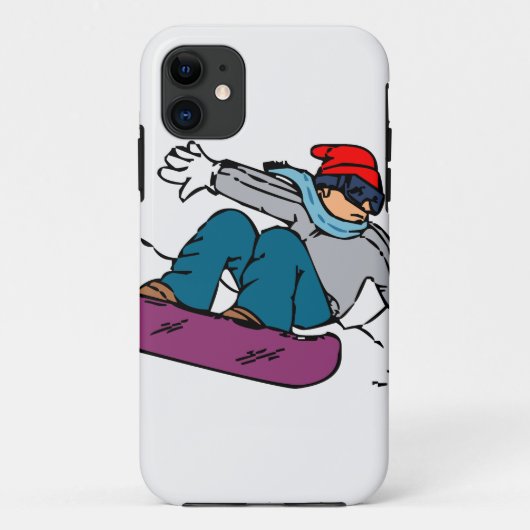 Cool Snowboarder | cadeau voor snowboarden | winte Case-Mate iPhone Case (Achterkant)