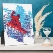 Cool Snowboarder Fotoplaat (Zijkant)