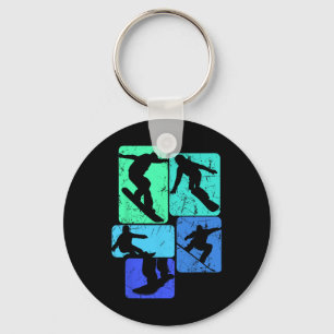 Cool Snowboarder Kleding en cadeau-ideeën Snowboar Sleutelhanger
