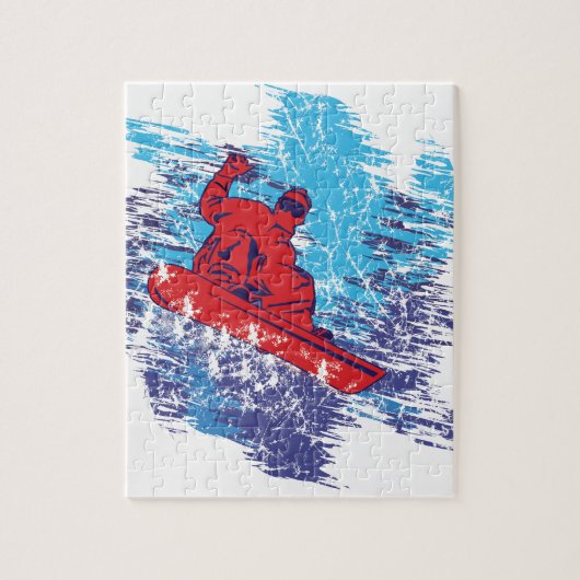 Cool Snowboarder Legpuzzel (Verticaal)