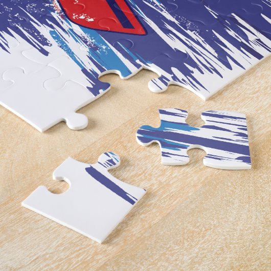 Cool Snowboarder Legpuzzel (Zijkant)