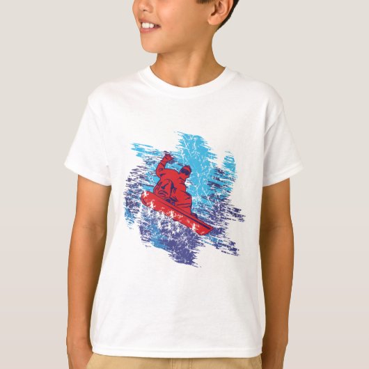 Cool Snowboarder T-shirt (Voorkant)