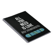 Cool Snowboarding Gifts Snowboarder Winter Sports Notitieboek (Rechterzijde)