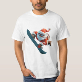 Cool Snowboarding Santa Classic T-shirt