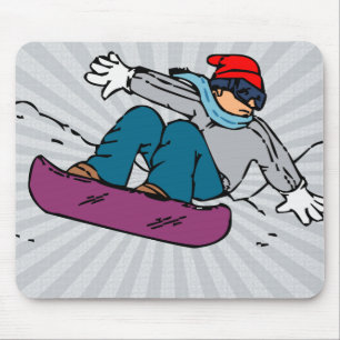 Cool Snowboarding Snowboardliefhebbers snowboar Muismat