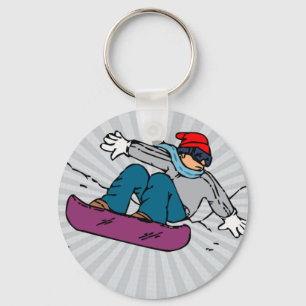 Cool Snowboarding Snowboardliefhebbers snowboar Sleutelhanger