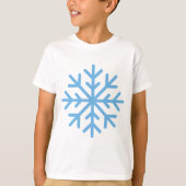 Cool Snowflake Emoji T-shirt (Voorkant)