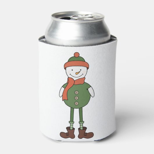 Cool Snowman Blikjeskoeler (Blikje Voorkant)