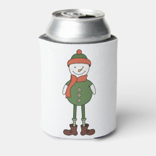 Cool Snowman Blikjeskoeler (Blikje Achterkant)