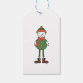 Cool Snowman Cadeaulabel (Voorkant)
