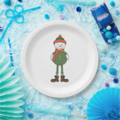 Cool Snowman Papieren Bordje (Feest)