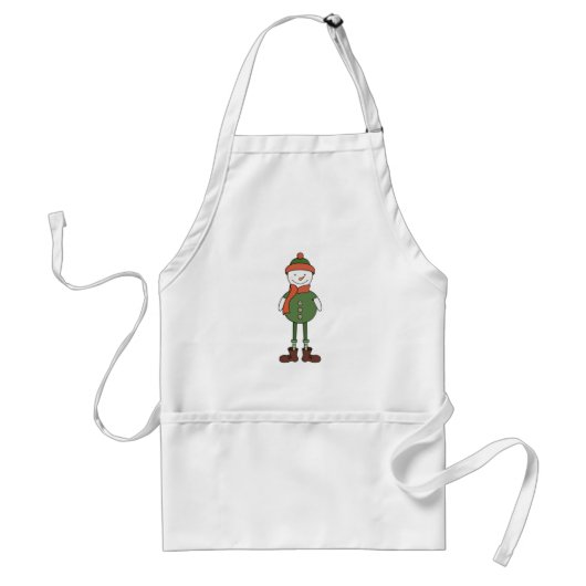 Cool Snowman Standaard Schort (Voorkant)