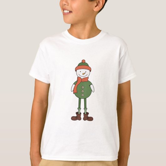 Cool Snowman T-shirt (Voorkant)