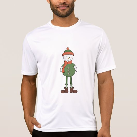 Cool Snowman T-shirt (Voorkant)