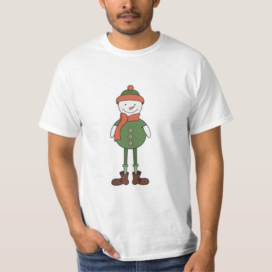 Cool Snowman T-shirt (Voorkant)