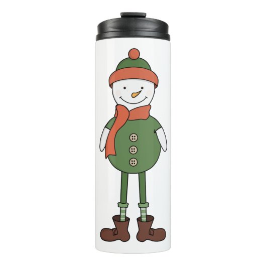 Cool Snowman Thermosbeker (Voorkant)