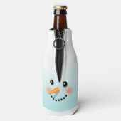 Cool Snowman's Xmas Party Flesjeskoeler (Fles Achterkant)