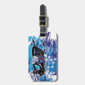 Cool Snowmobiler Bagagelabel (Voorkant verticaal)