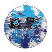 Cool Snowmobiler Dartbord (Voorkant)