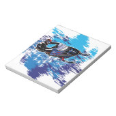 Cool Snowmobiler Notitieblok (Linkerzijde)