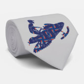 Cool Snowmobiler Stropdas (Opgerold)