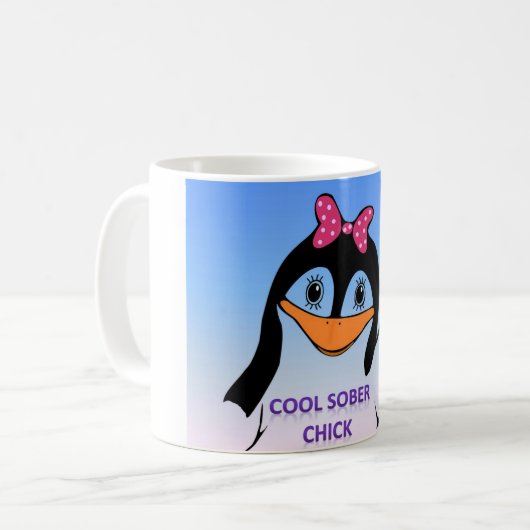 Cool Sober Chick Coffee Mok (Voorkant links)