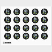 Cool Soccer 67 Drip Hands Six Seven Gen Alpha Meme Ronde Sticker (Vel)