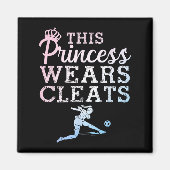 Cool Soccer Art For Women Teen Girls Goalie Soccer Magneet (Voorkant)