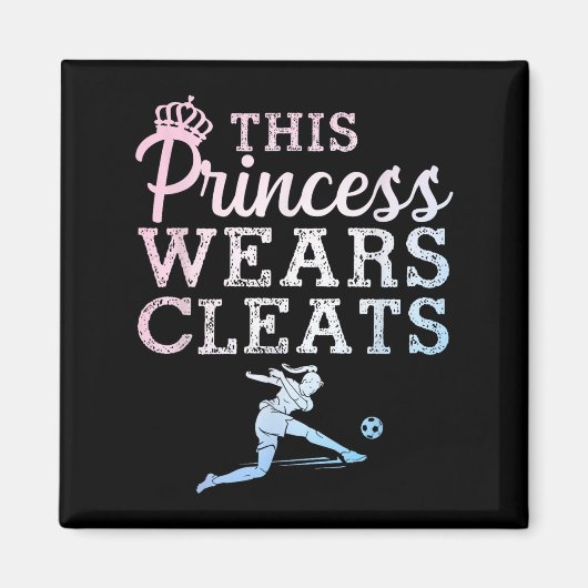 Cool Soccer Art For Women Teen Girls Goalie Soccer Magneet (Voorkant)