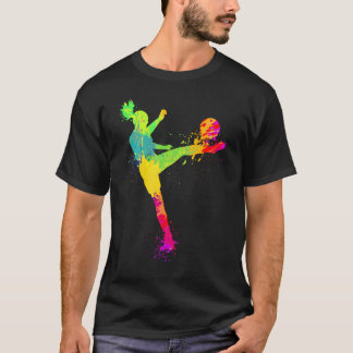 Cool Soccer Design for Women Girls Soccer Player S T-shirt