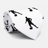 Cool Soccer Football Player Patroon | Sport Stropdas (Opgerold)