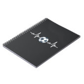 Cool Soccer Gifts Sportspeler Team Keepsake Notitieboek (Linkerzijde)
