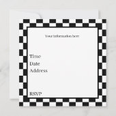 Cool Soccer Pizza Party Kaart (Achterkant)