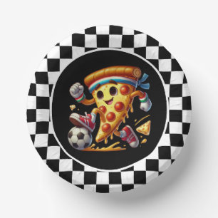 Cool Soccer Pizza Party Papieren Kommen