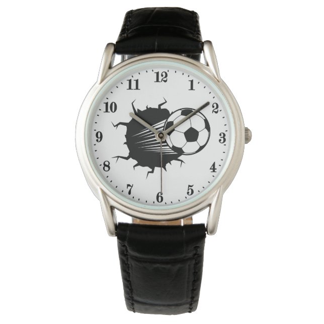 Cool Soccer sportliefhebbers Horloge (Voorkant)