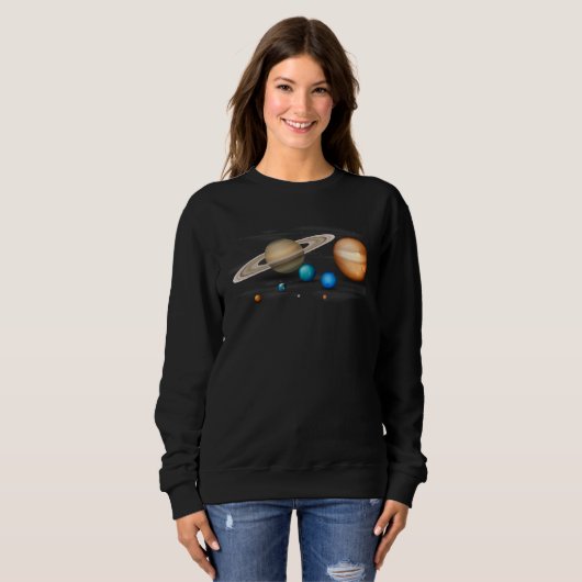 Cool Solar System for Men Women Kids Trui (Voorkant volledig)