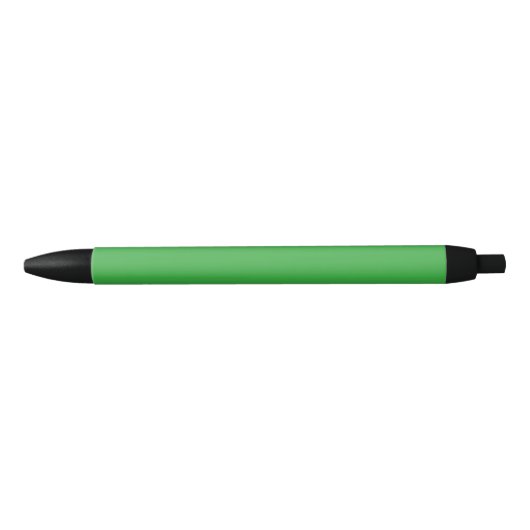 Cool Solid Green Zwarte Inkt Pen (Voorkant)