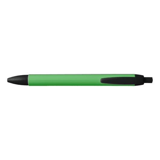Cool Solid Green Zwarte Inkt Pen (Achterkant)