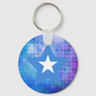 Cool Somalia Flag Star Sleutelhanger