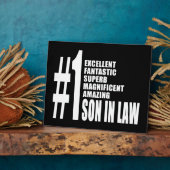 Cool Sons in Law: Nummer één zoon in de wet Fotoplaat (Zijkant)