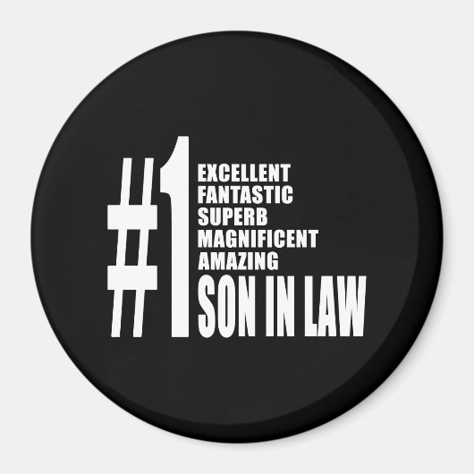 Cool Sons in Law: Nummer één zoon in de wet Magneet (Voorkant)