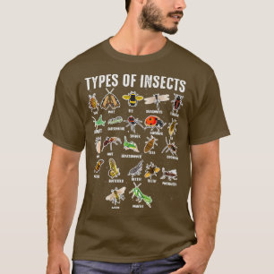 Cool Soorten Insecten Grappige Bug Collector Gift T-shirt