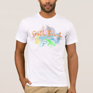 Cool South Beach, Florida abstract design T-shirt