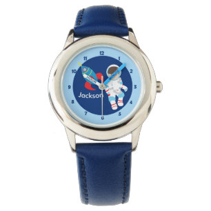 Cool Space Astronaut Boy Horloge